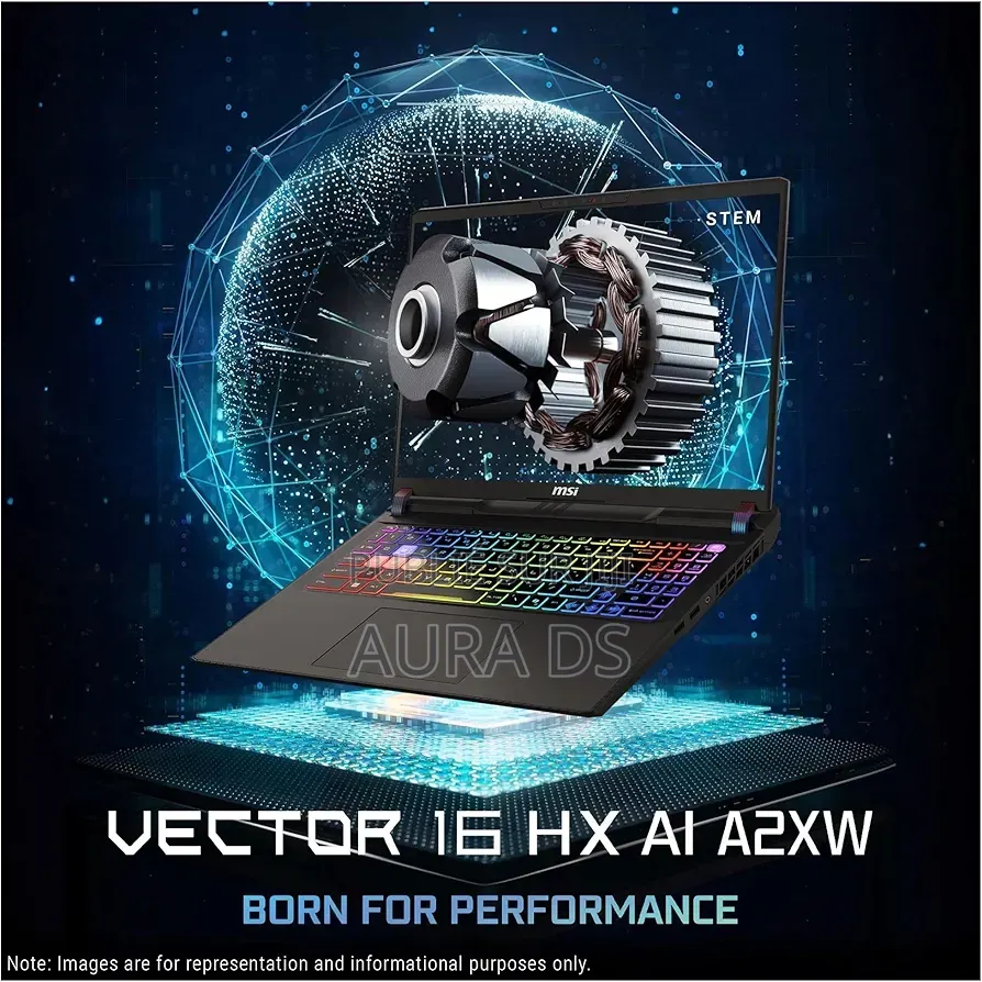 Nouveau MSI Vector 16 HX AI A2XWIG 32GB Intel Core Ultra 9 SSD 1T