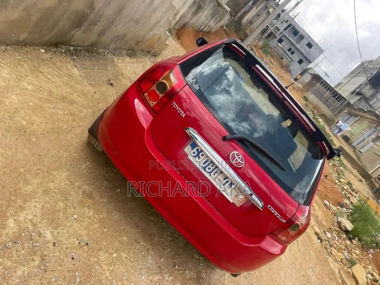 Toyota Corolla 2004 Rouge