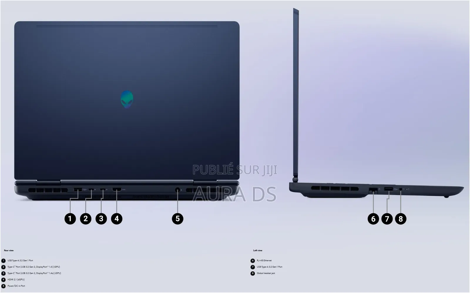 Nouveau Alienware 16 Aurora 32GB Intel Core Ultra 7 SSD 1T
