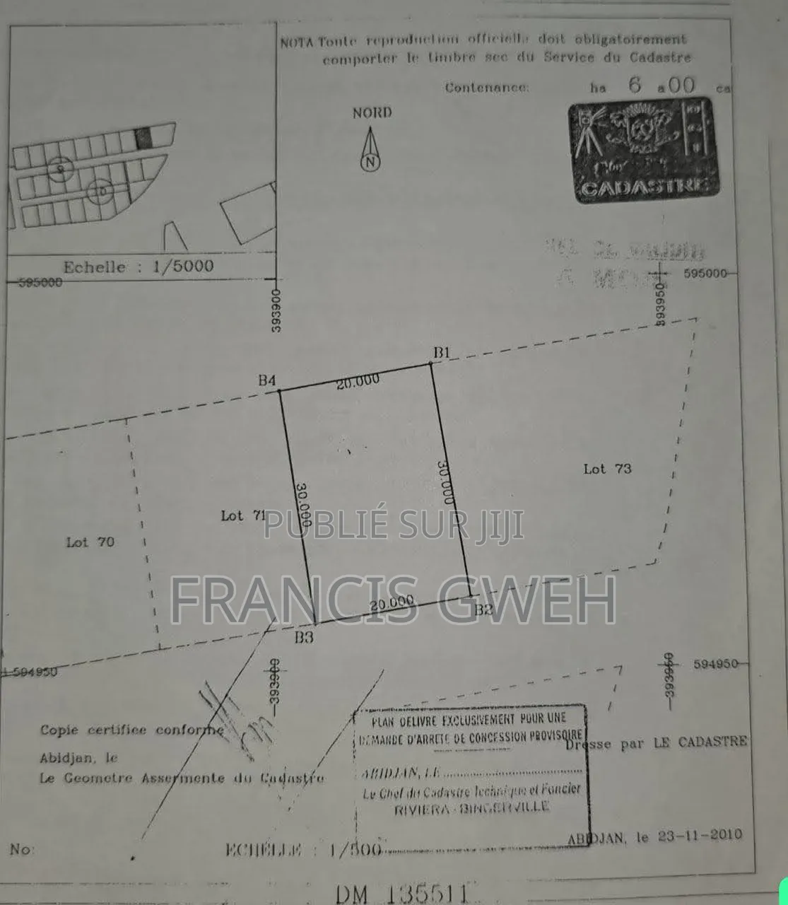 Terrain en Vente