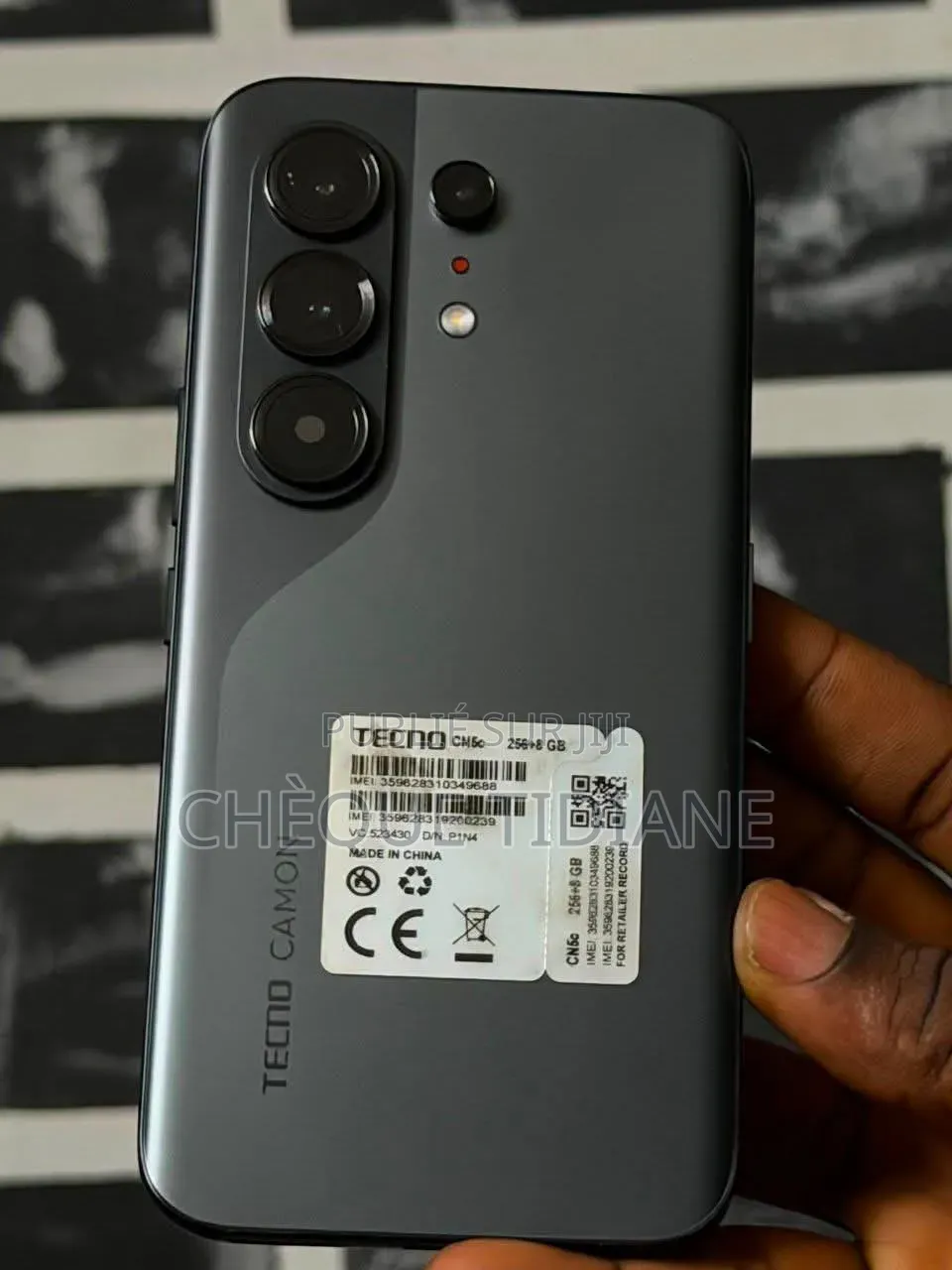 Nouveau Tecno Camon 50 Pro 256 GB Noir