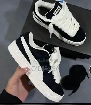 Baskets Puma Suede Xl Pleasures Black Frosted Ivory.