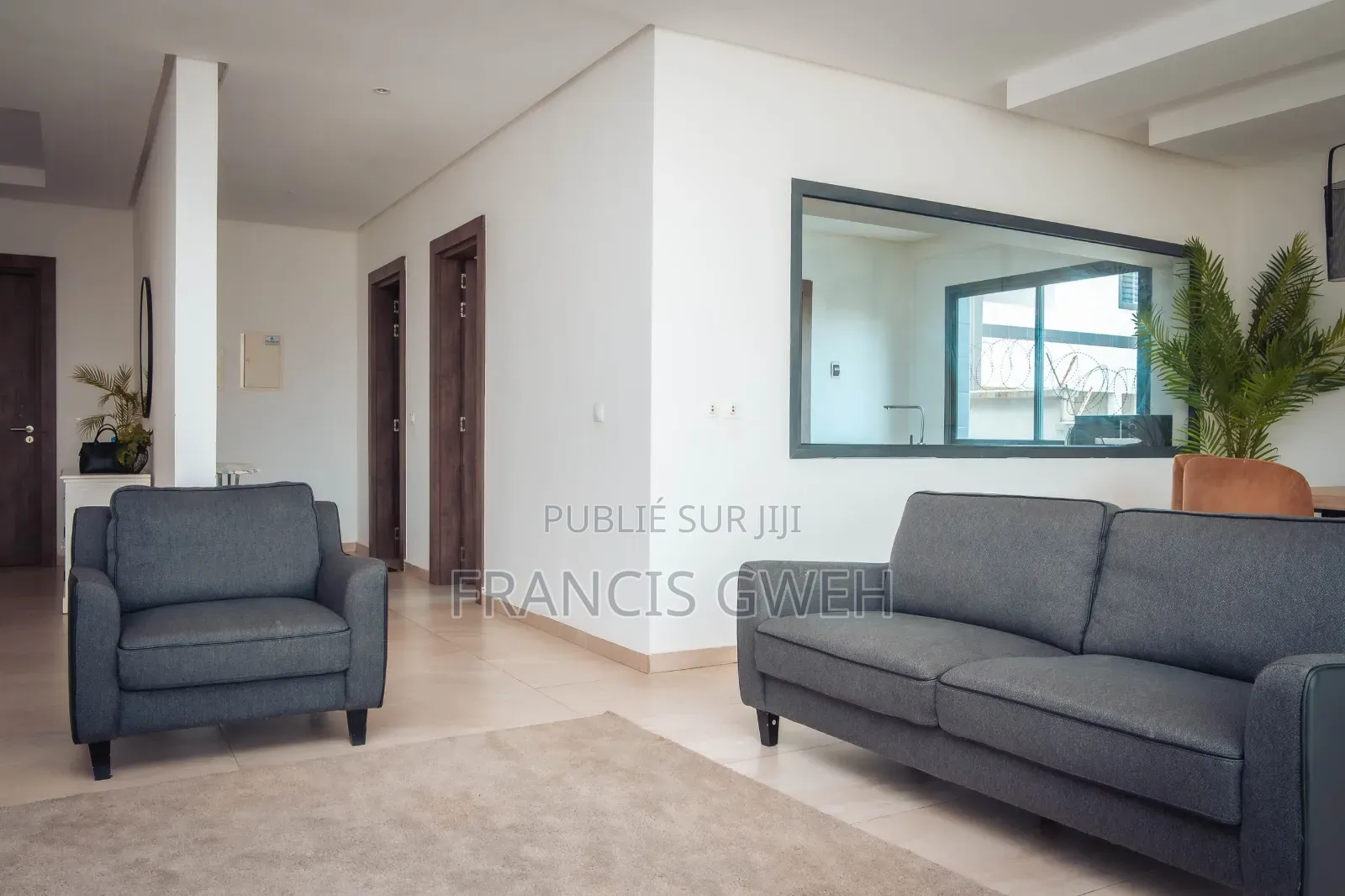 Meublé 3chbre Appartement dans Francis Gweh, Cocody à Louer