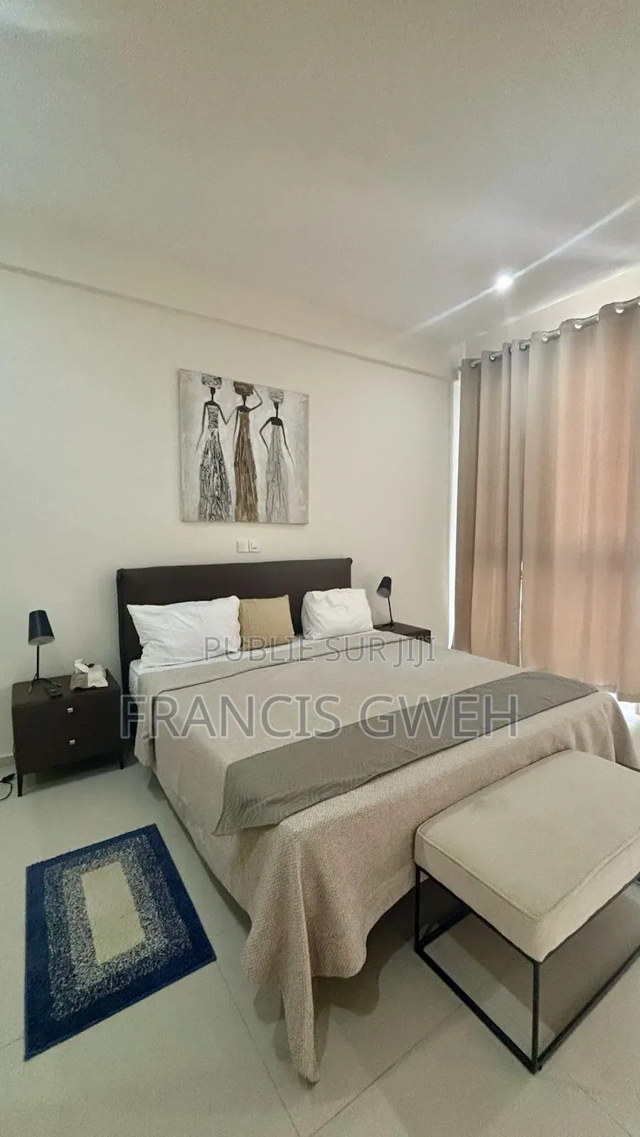 3chbre Appartement dans Francis Gweh, Cocody à Louer