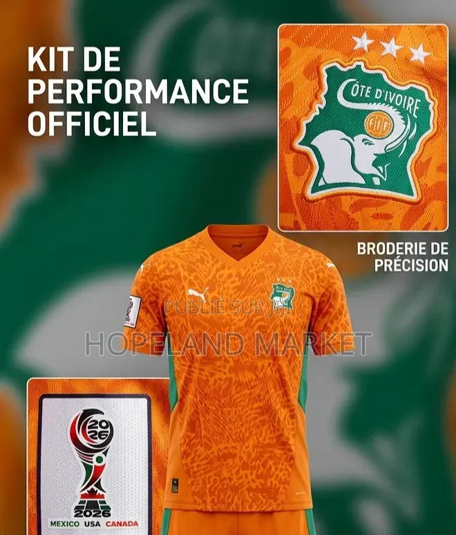 Maillot De Côte d'Ivoire