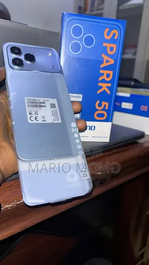 Nouveau Tecno Spark 50 128 GB Gris