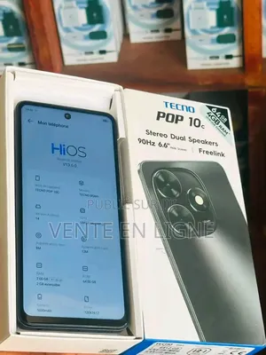 Nouveau Tecno Pop 10 64 GB Noir
