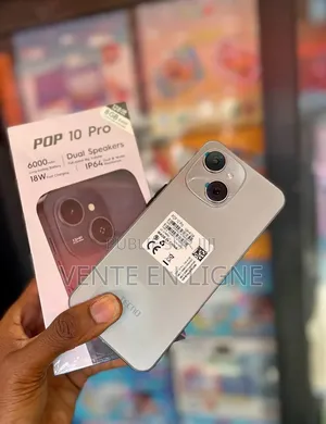 Nouveau Tecno Pop 10 128 GB Noir
