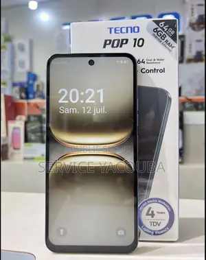 Nouveau Tecno Pop 10 128 GB Argenté