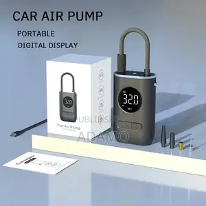 Compresseur D’Air Portable(Ballon, Vélo, Moto Et Voiture)