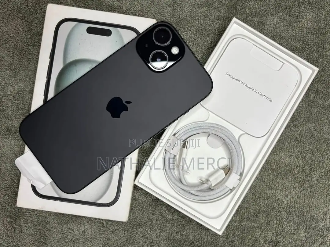 Nouveau Apple iPhone 15 256 GB Noir