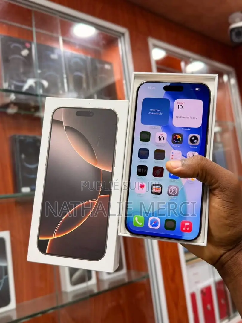 Nouveau Apple iPhone 16 Pro Max 256 GB Argenté