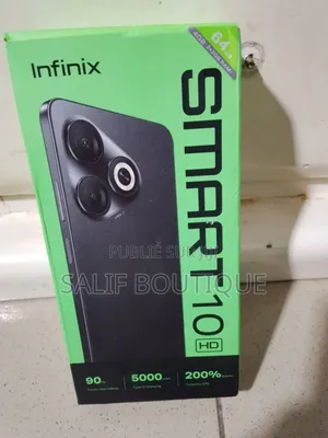 Nouveau Infinix Smart 10 64 GB Noir