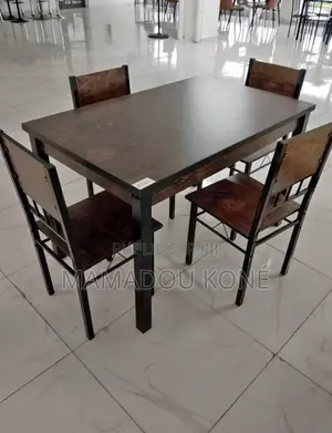 Table À Manger Pied en Fer Chaise en Fer