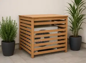 Cache Climatiseur en Bois – Élégant Pratique