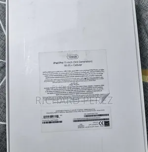 Nouveau Apple iPad Pro 128 GB Gris