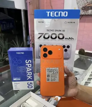 Nouveau Tecno Spark 50 128 GB Orange