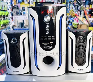 Woofer ALITOP SP-2510 - Home Cinéma Chaîne HI-FI - Son Puissant