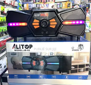 ALiTOP Enceinte Bluetooth JB-03 Haute Puissance Avec Éclairage LED
