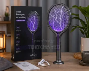  Fini Les Moustiques – Raquette Électrique Puissante