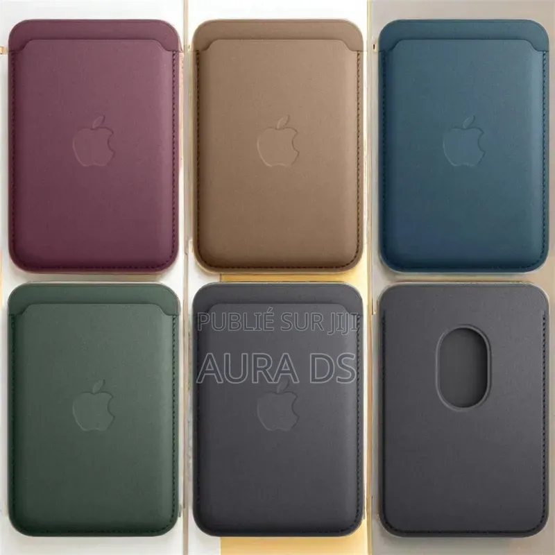Apple MagSafe Wallet en Cuir – Porte-Cartes Magnétiques