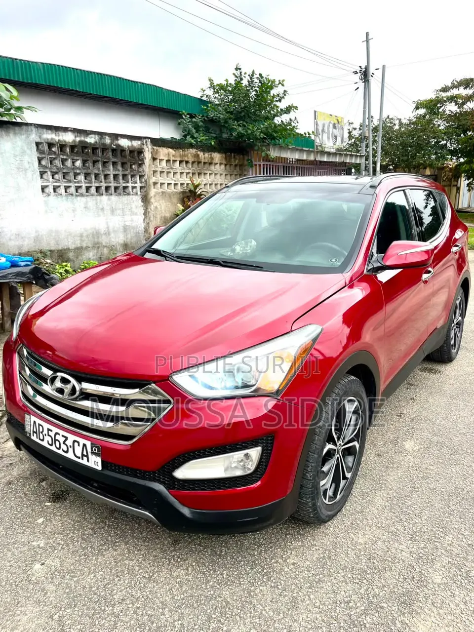 Hyundai Santa Fe 2015 Rouge