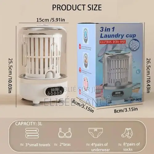 Mini Machine 3 en 1 CAPACITÉ 3L