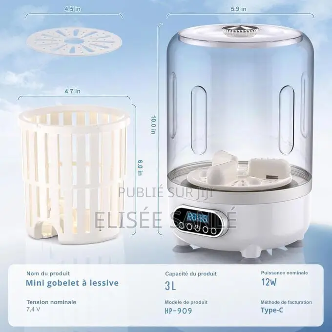 Mini Machine 3 en 1 CAPACITÉ 3L