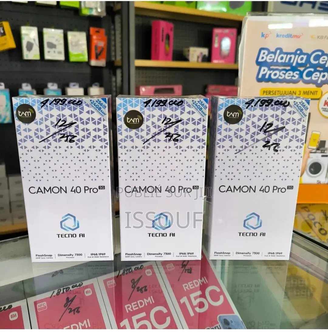Nouveau Tecno Camon 40 Pro 4G 256 GB Autre