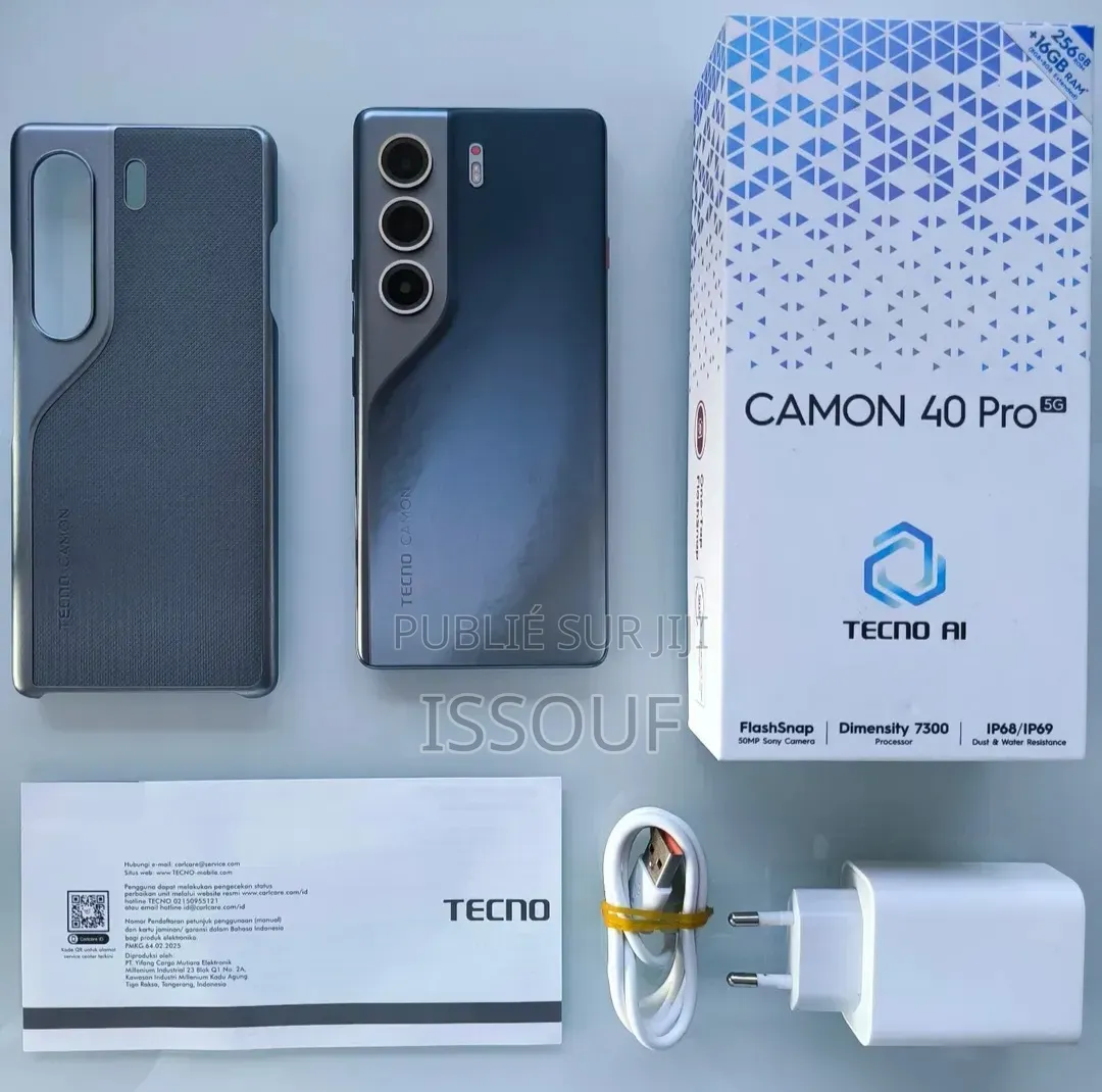 Nouveau Tecno Camon 40 Pro 4G 256 GB Autre