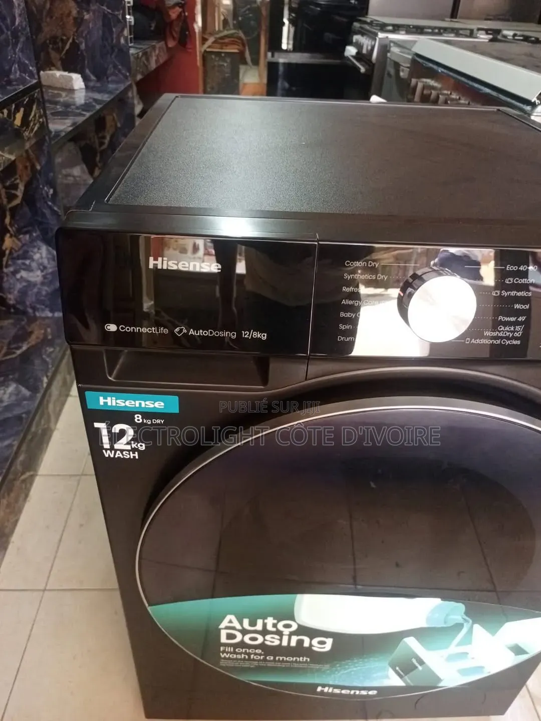 Machine À Laver Hisense 12kg/8kg
