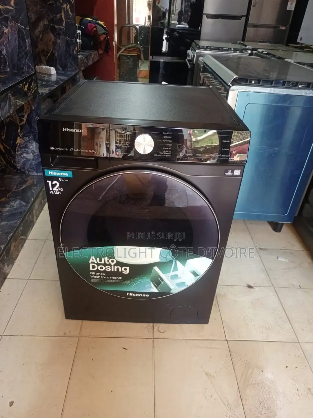 Machine À Laver Hisense 12kg/8kg