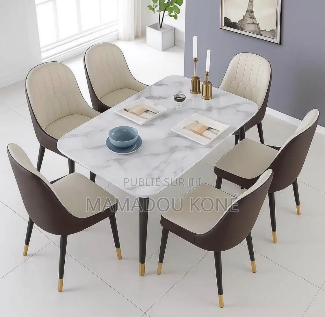* Promo Table À Manger 6 Chaises Pour Vos Repas en Famille.