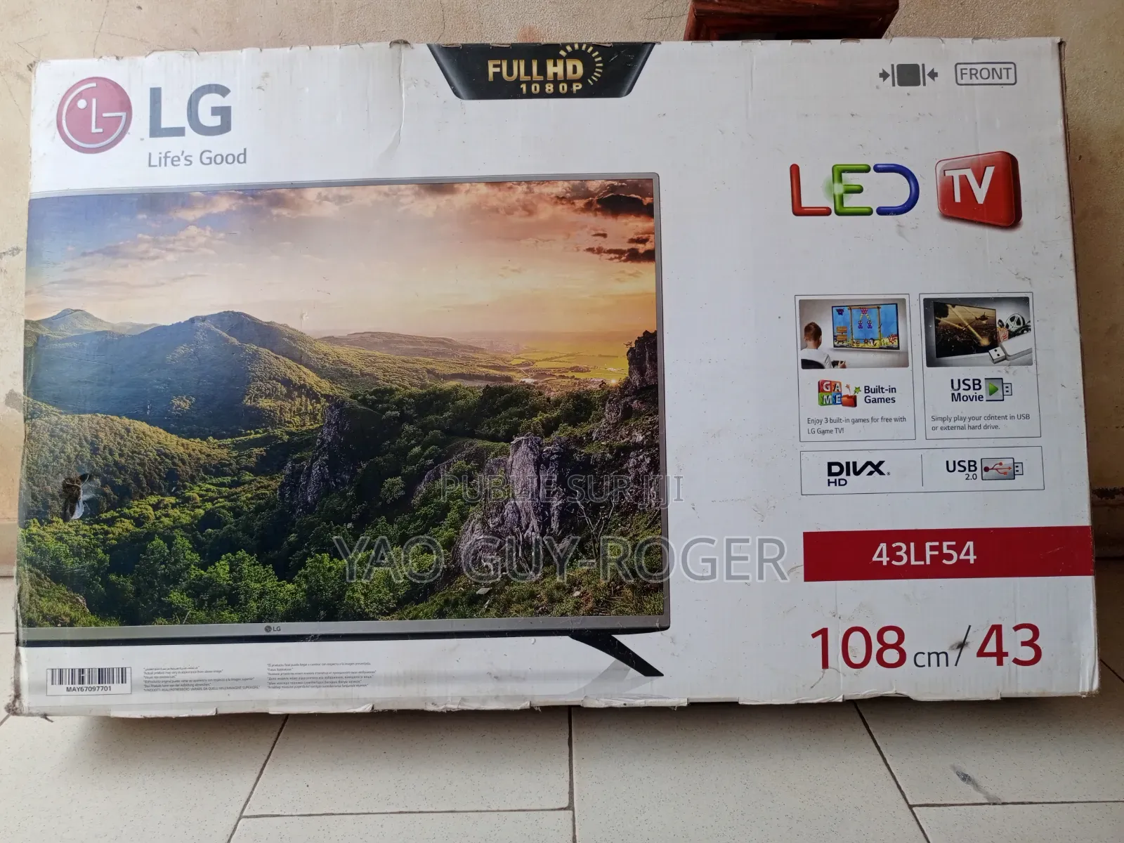 Télévision LG 43 Pouces
