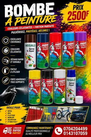 Bombe a Peinture en Spray