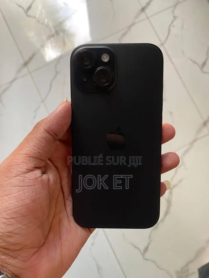 Nouveau Apple iPhone 15 256 GB Noir