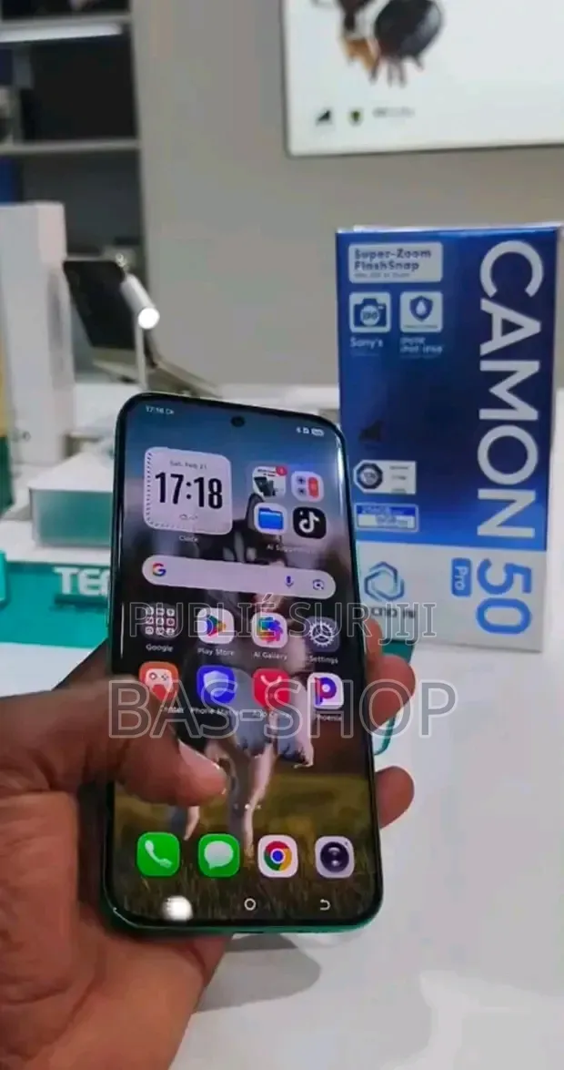 Nouveau Tecno Camon 50 256 GB Argenté