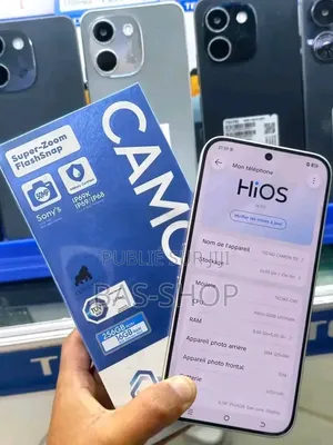 Nouveau Tecno Camon 50 256 GB Argenté