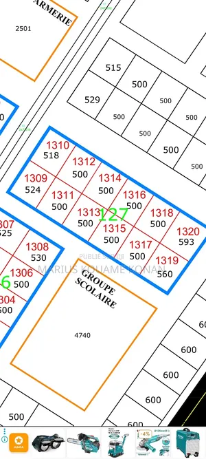 Des Terrains De 500 M2 À Vendre À Yamoussoukro