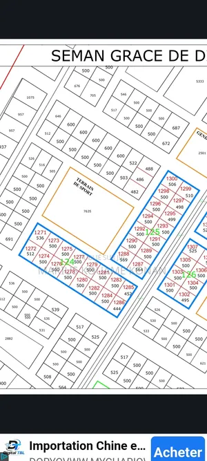 Des Terrains De 500 M2 À Vendre À Yamoussoukro