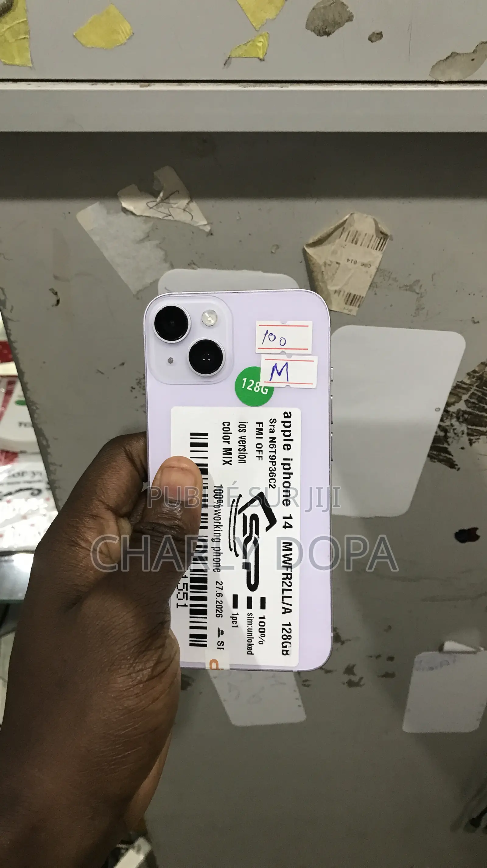 Apple iPhone 14 128 GB Jaune
