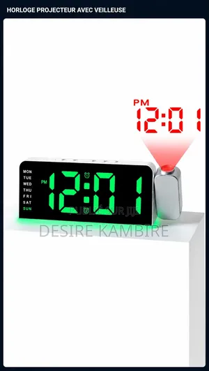 Horloge Projecteur Avec Veilleuse