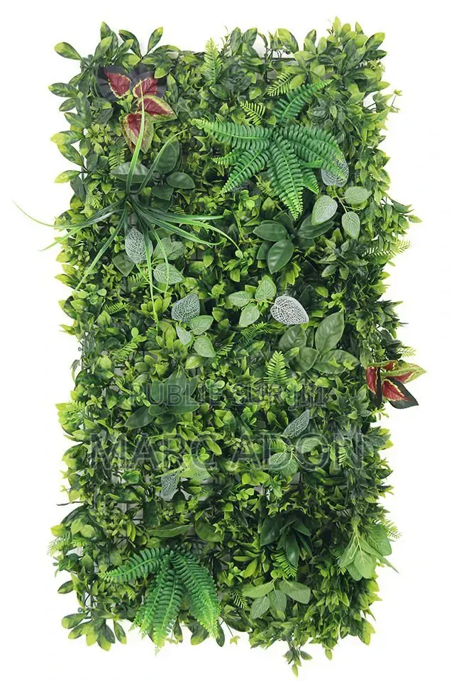 Mur Végétal Artificiel Décoratif – Installation Incluse À La Livraison
