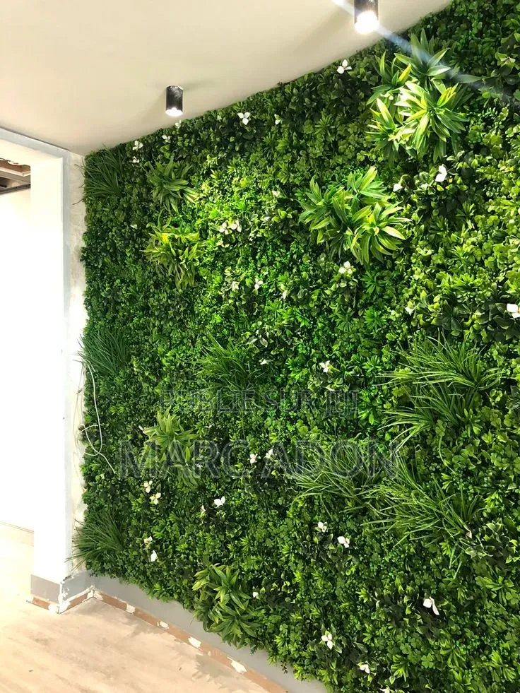 Mur Végétal Artificiel Décoratif – Installation Incluse À La Livraison