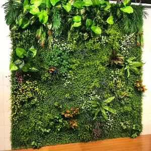 Mur Végétal Artificiel Décoratif – Installation Incluse À La Livraison