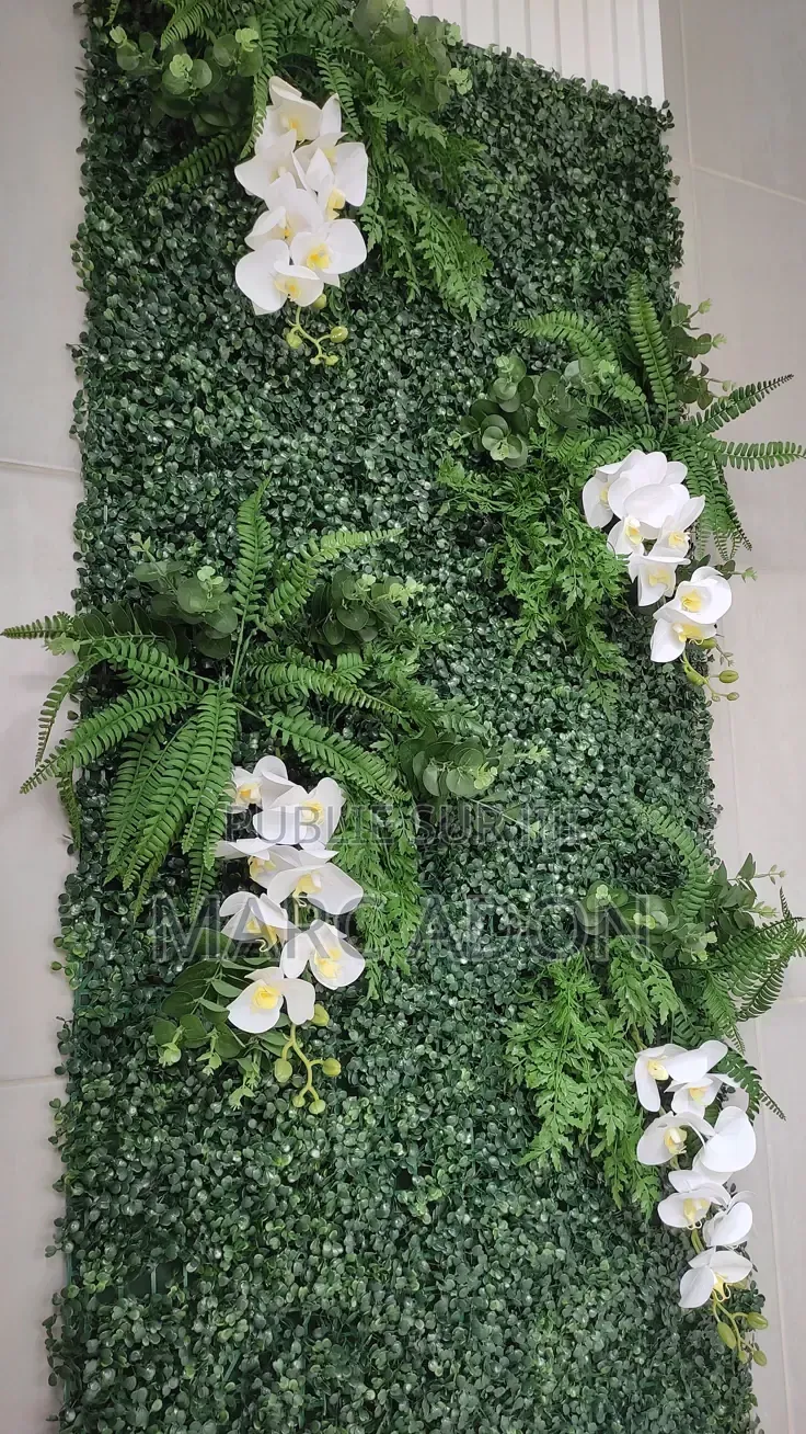 Mur Végétal Artificiel Décoratif – Installation Incluse À La Livraison