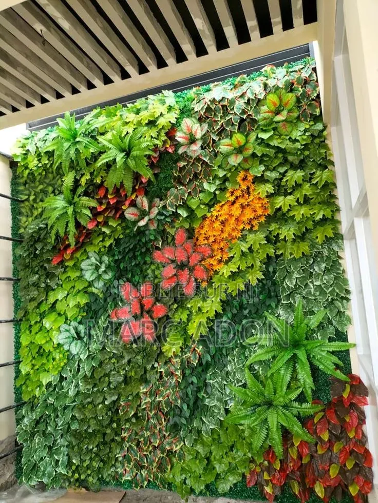 Mur Végétal Artificiel Décoratif – Installation Incluse À La Livraison