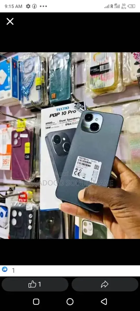 Nouveau Tecno Pop 10 64 GB Blanc