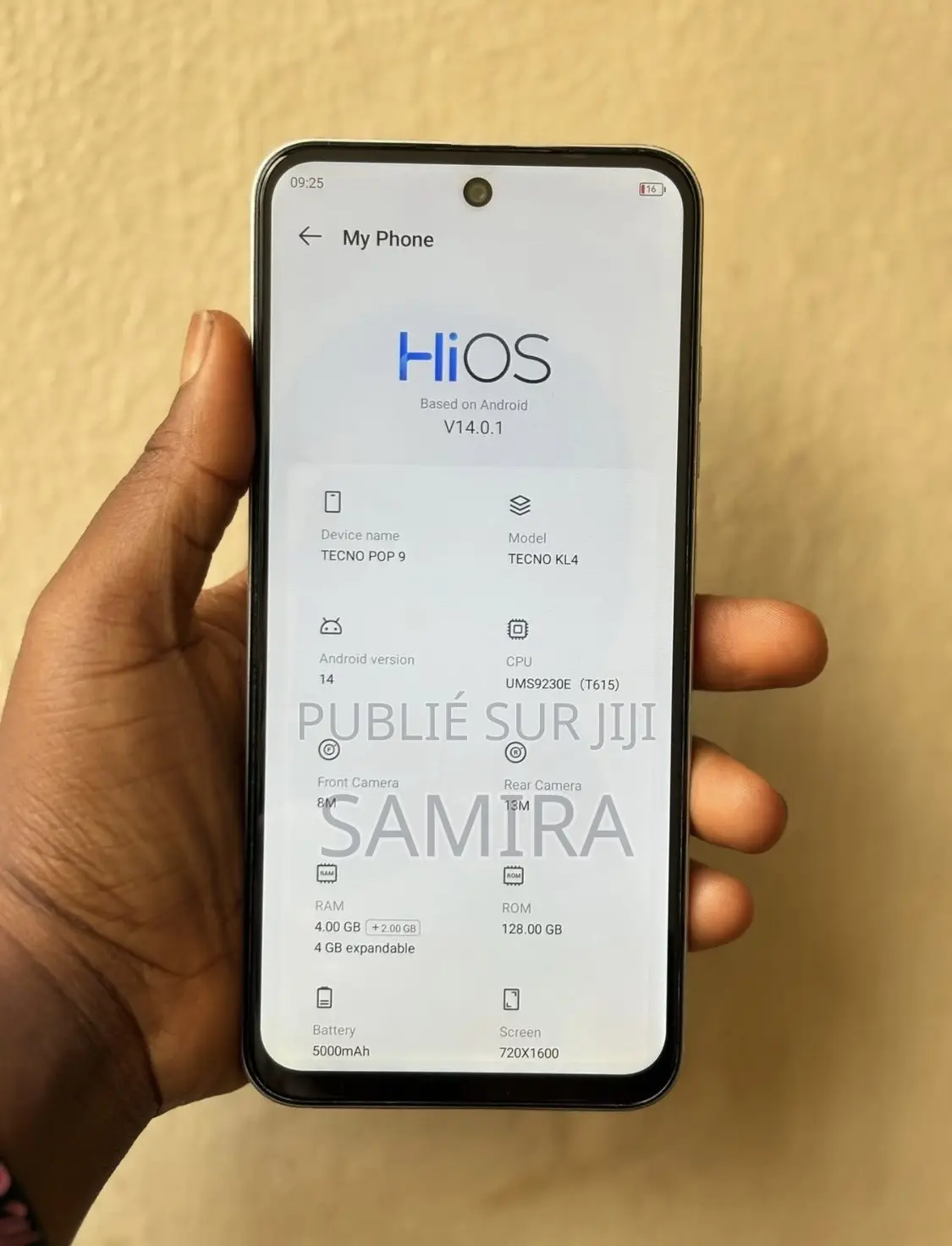 Nouveau Tecno Pop 9 128 GB Bleu