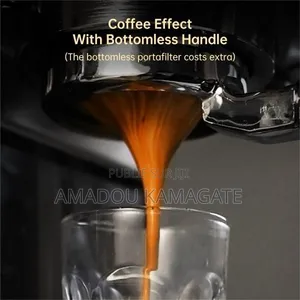 Machine a Cafe Expresso Semi-Automatique en Acier Inoxydable 19Capsl
